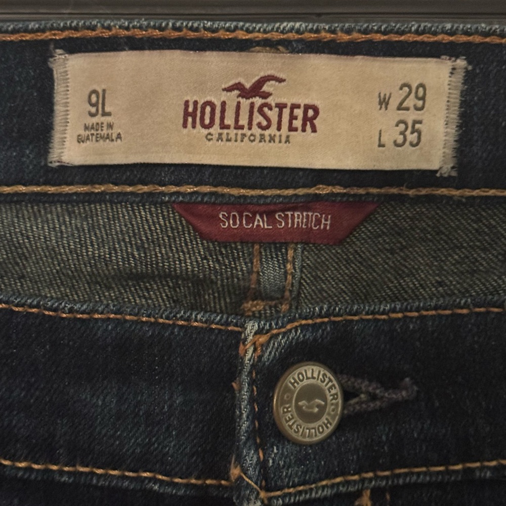Hollister Dark Indigo Flare Jeans - Picture 2 of 4